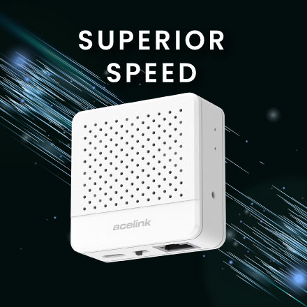 Superior speed in pocket size